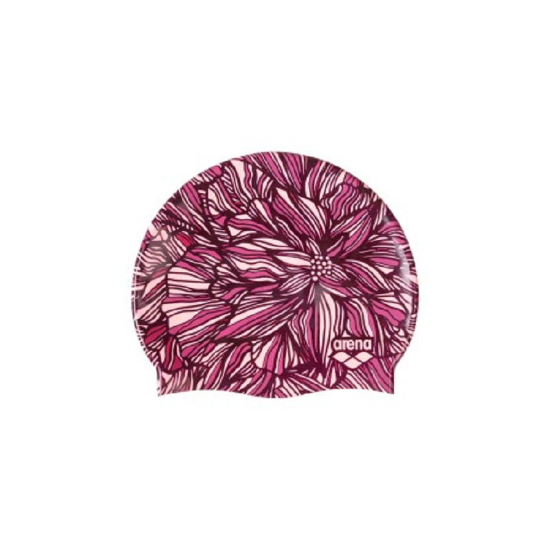 Arena badmuts print 2 shocking pink-multi